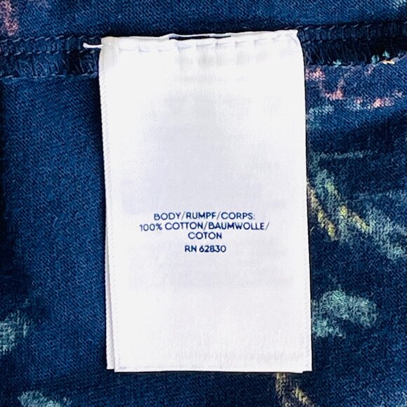 Lands End Floral Hawaiian Print Slip On Dress Sz 2X Pockets 100% Cotton Beach - Picture 8 of 8